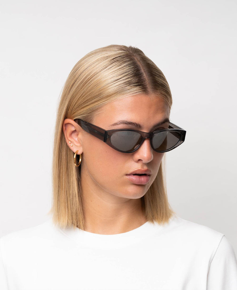 BLADE - Transparent Grey Silver Mirrored