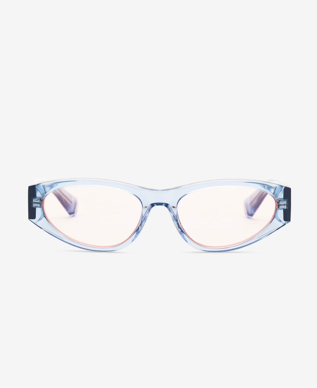 BLADE REVEAL - Transparent Blue / Transparent Peach-red tint