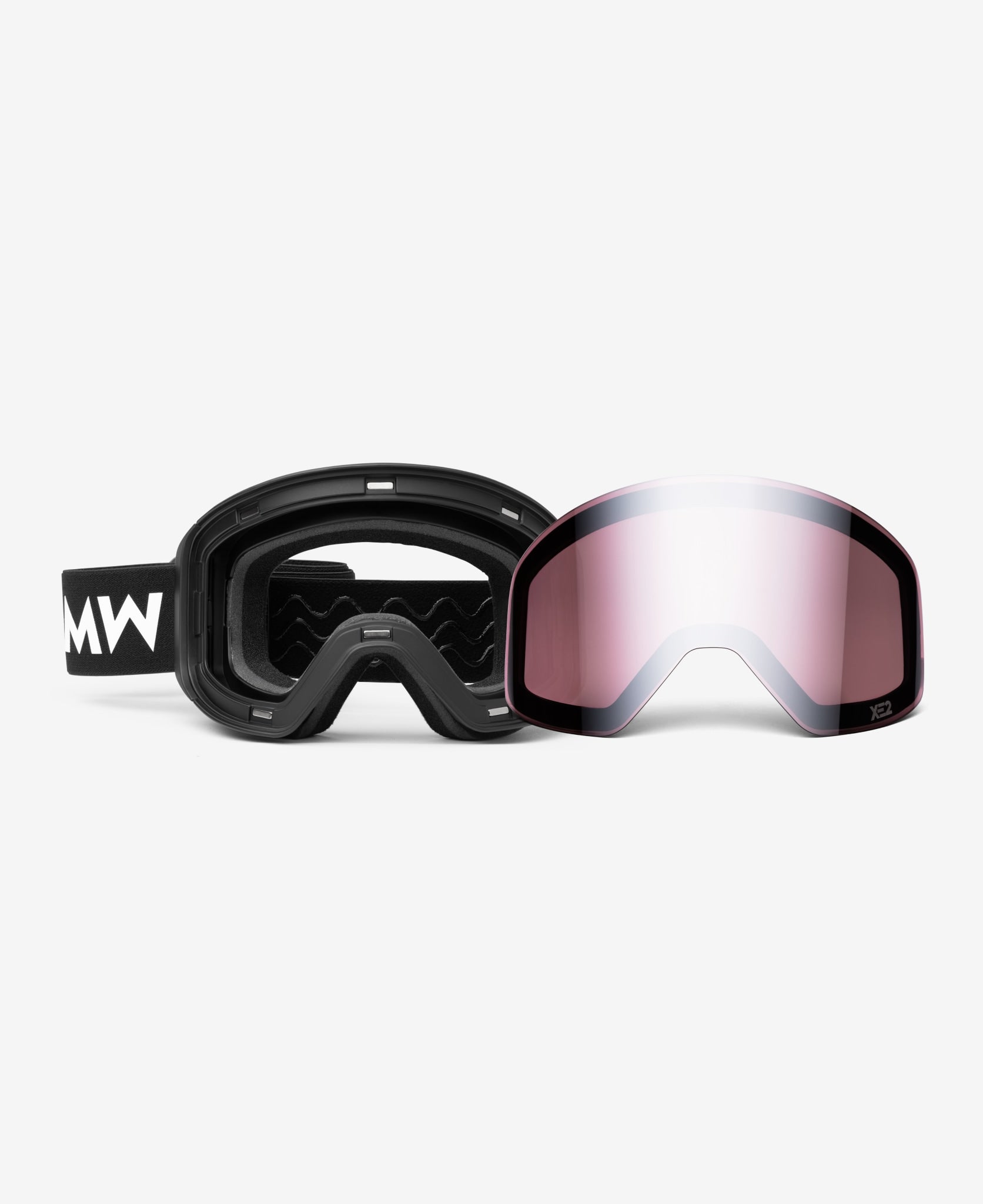 CLEAR XE2 - Black Silver Mirrored – MESSYWEEKEND