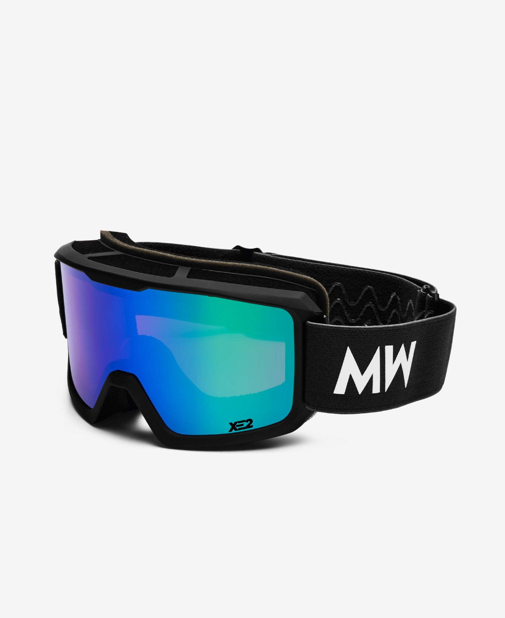 スキー・スノーボードアクセサリー MESSYWEEKEND FERDI BLACK Green Mirrored FERDI Asian fit - Black Green Mirrored