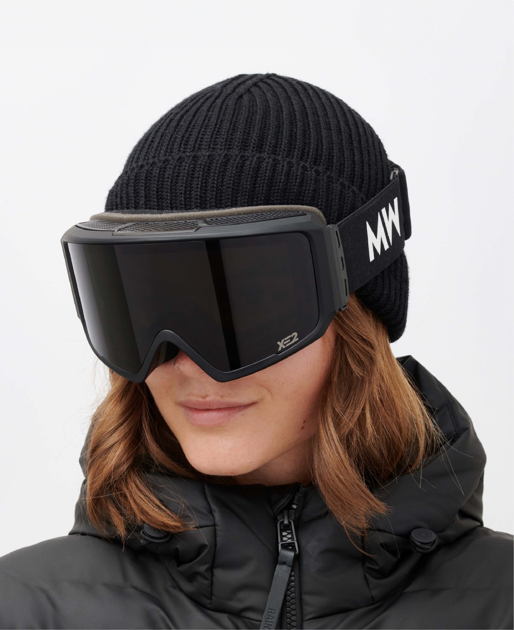 MESSYWEEKEND FLIP XE2 メシーウィークエンド FLIP Black Dark Grey Goggles | MESSYWEEKEND