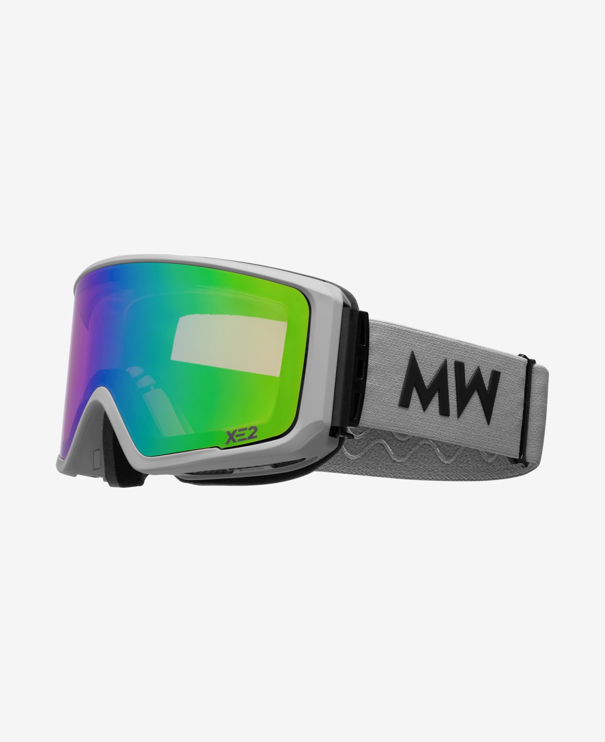 FLIP Grey Green Mirrored Goggles | MESSYWEEKEND
