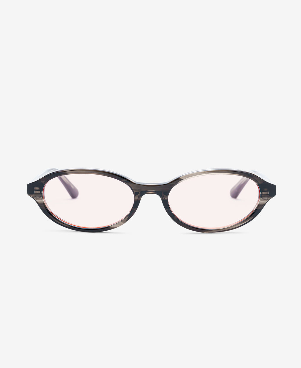 IVY OPTICS - Cloudy Grey Peach-red tint