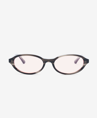IVY OPTICS - Cloudy Grey Peach-red tint