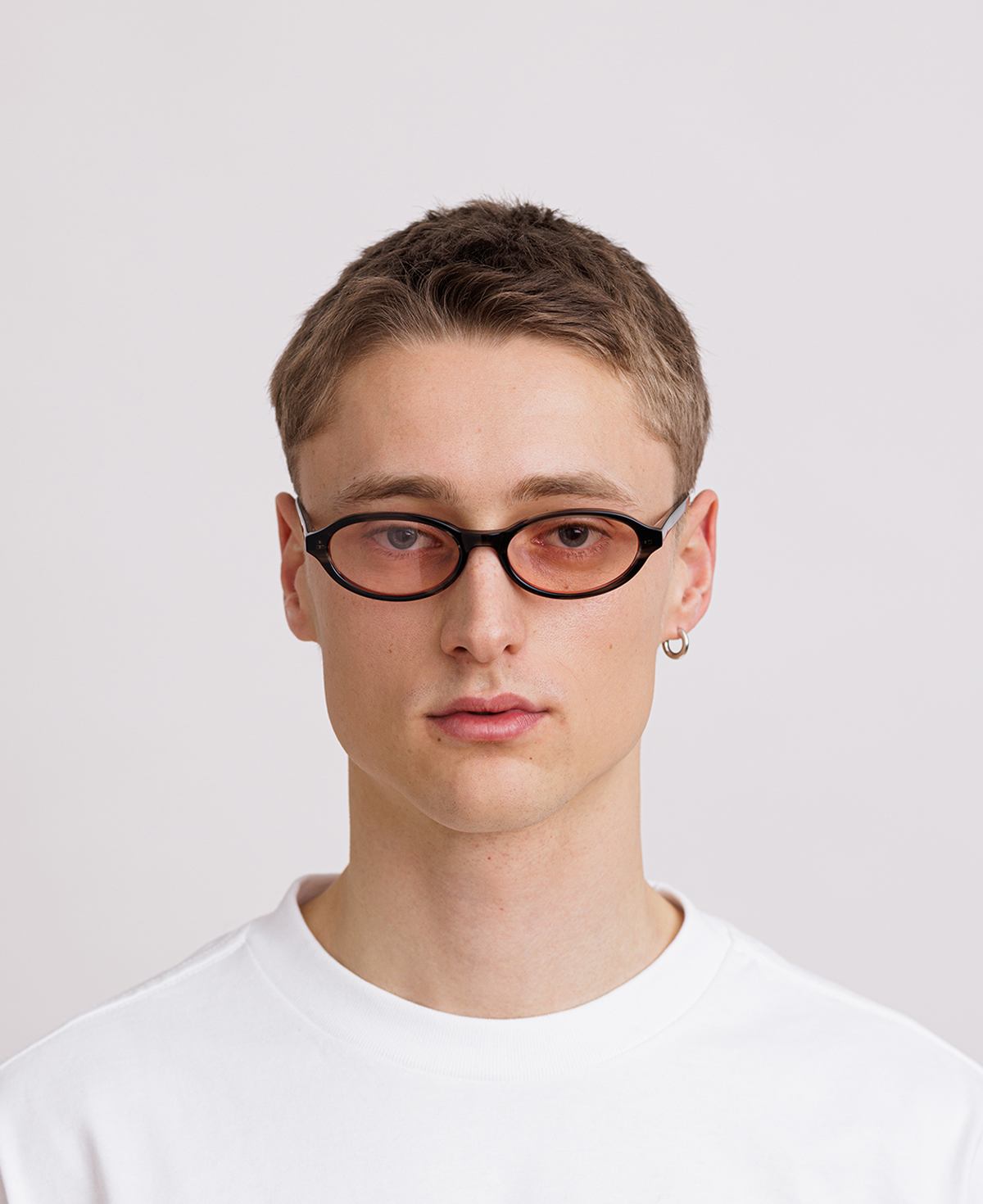 IVY OPTICS - Cloudy Grey Peach-red tint