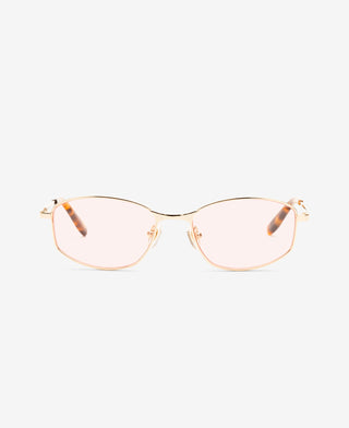 LEXIE OPTICS - Gold Peach-red tint
