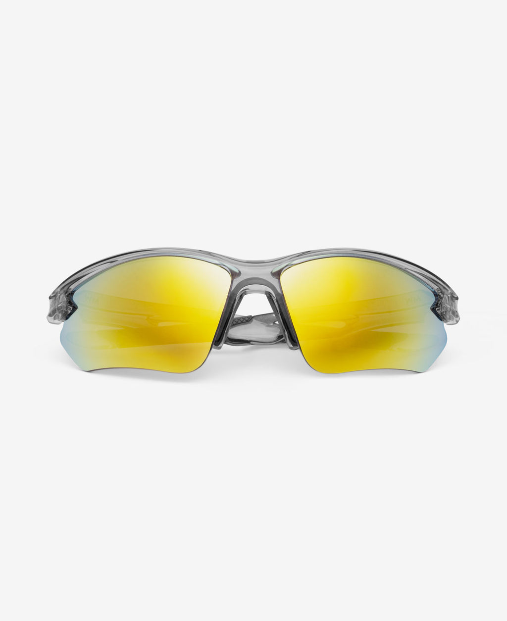 RATE - Transparent Grey Green Revo Mirrored