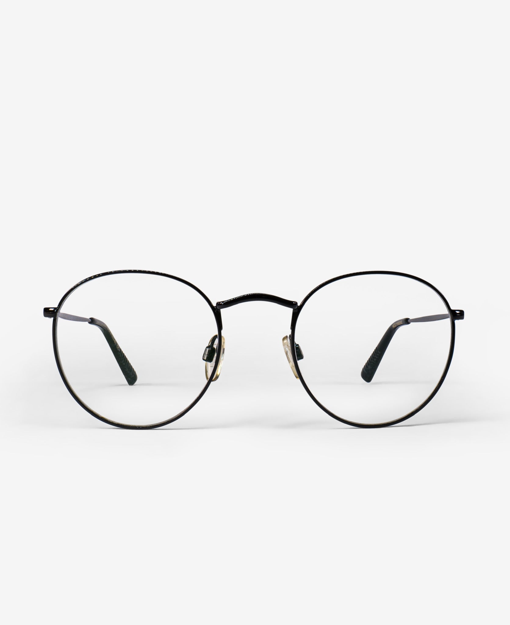 LENNON Black – Round Metal Blue Light Glasses| MESSY WEEKEND