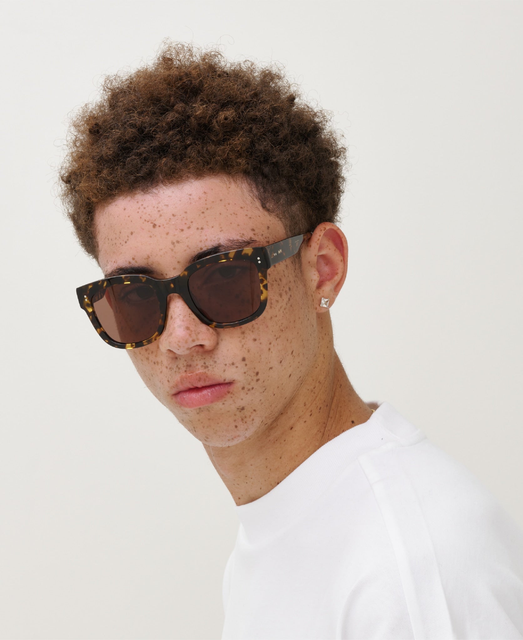 MessyWeekend LIV BIO TORTOISE サングラス　ブラウン LIV Tortoise - Oversized Solbriller | MESSYWEEKEND